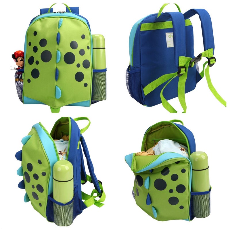 yodo Little Kids School Bag Pre-K Toddler Backpack - Reflective Ridge, Name Tag and Chest Strap, Dinosaur - Image 4